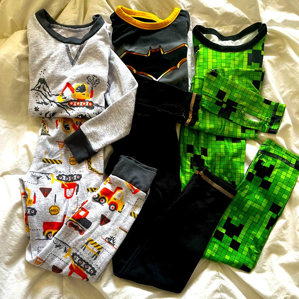 3 pairs boys PJ sets